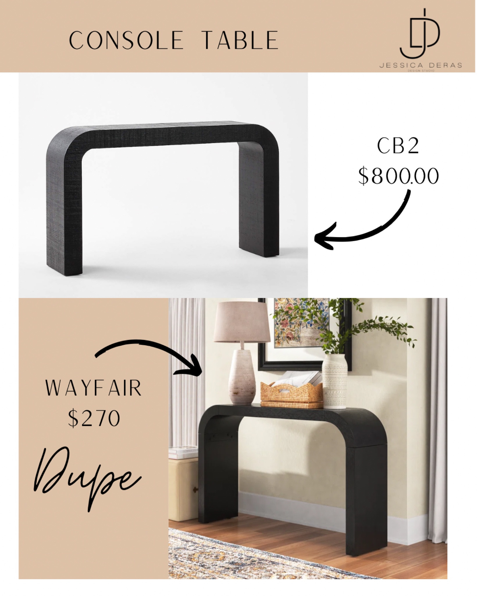 Cb2 console table for less!! Shop with Wayfair 😉

Interested in our interior design? (jessicaderasinteriordesign.com) to schedule a 30 min free Discovery call! We’d love to design your home. Interested in our interior design? (jessicaderasinteriordesign.com) to schedule a 30 min free Discovery call! We’d love to design your home.

#LTKStyleTip #LTKFamily #LTKHome