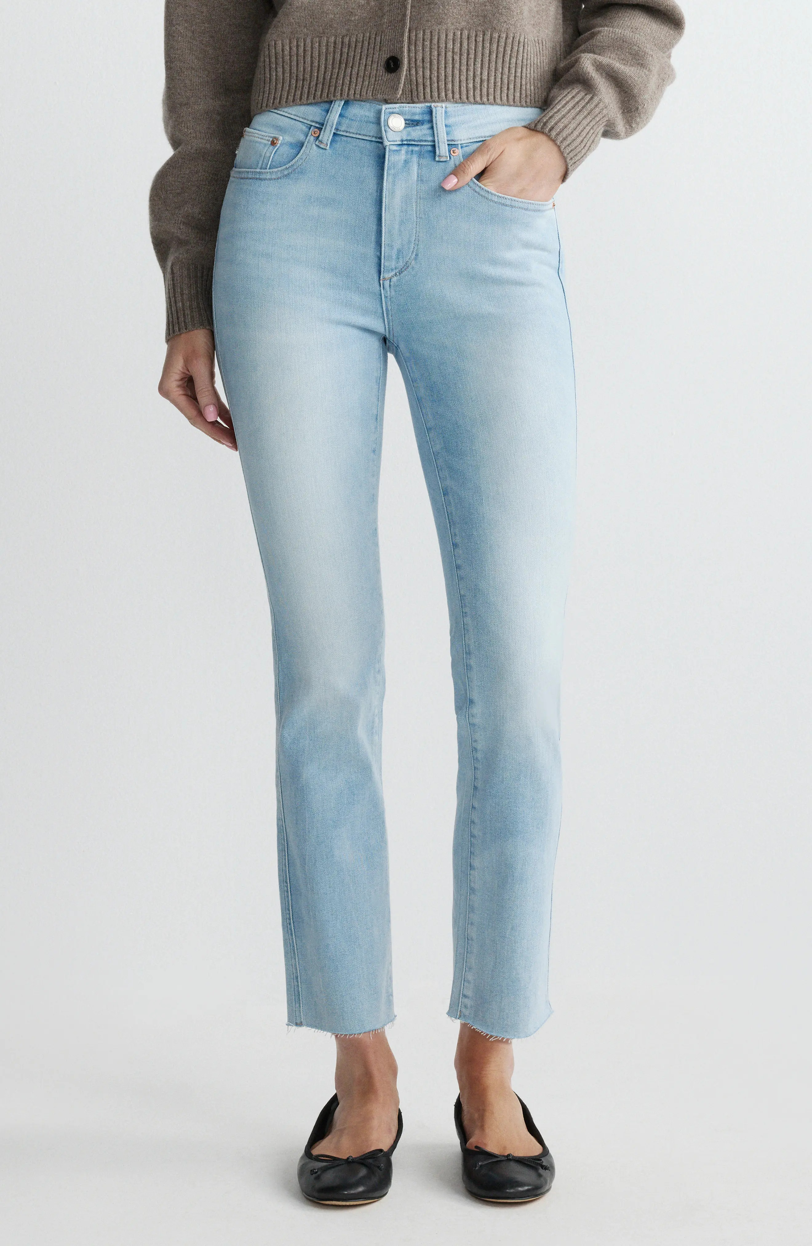 DL1961 Mara Instasculpt\u2122 Mid Rise Ankle Straight Leg Jeans (Women) | Nordstrom | Nordstrom