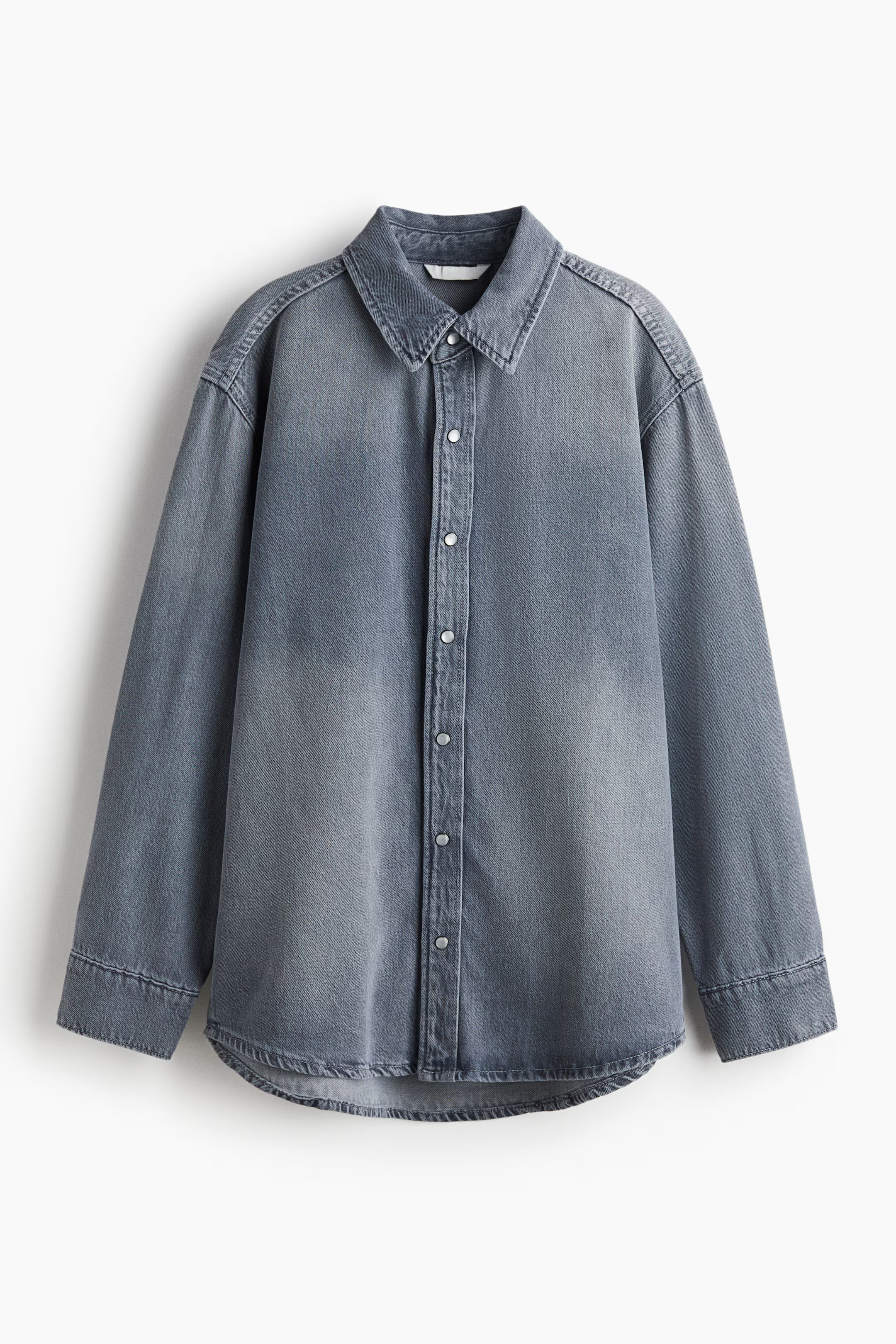 Feather Soft Denim overhemdblouse | H&M (DE, AT, CH, NL, FI)