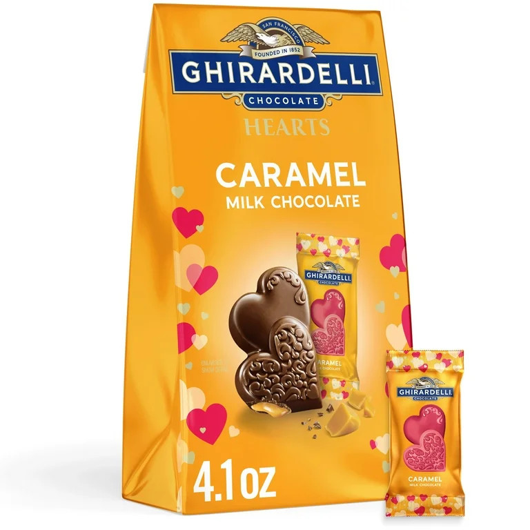 GHIRARDELLI Caramel Milk Chocolate Hearts, 4.1 oz Bag | Walmart (US)