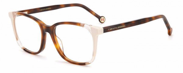 Carolina Herrera CH 0065 | Havana Ivory 0C1H 52-17-145 | CH 0065 0C1H 00 52 | EZ Contacts