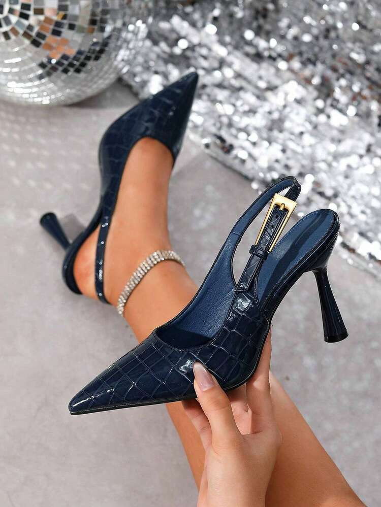 Women's Pointed Toe High Heel Shoes, Elegant Party & Banquet Comfortable Fashion Stilettos | SHEIN
