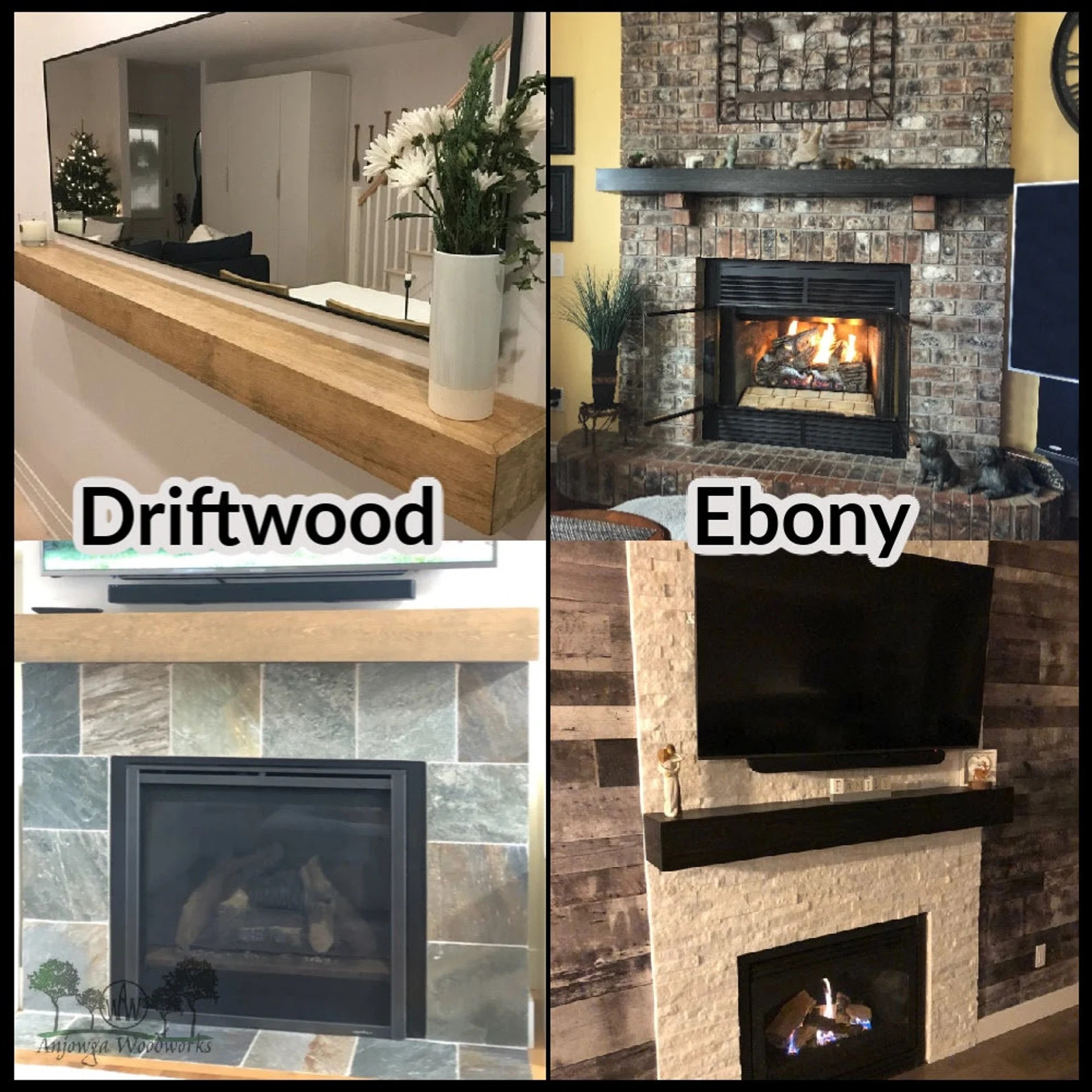 Wood Beam Mantel Shelf 48-72 Floating Wood Fireplace - Etsy | Etsy (US)