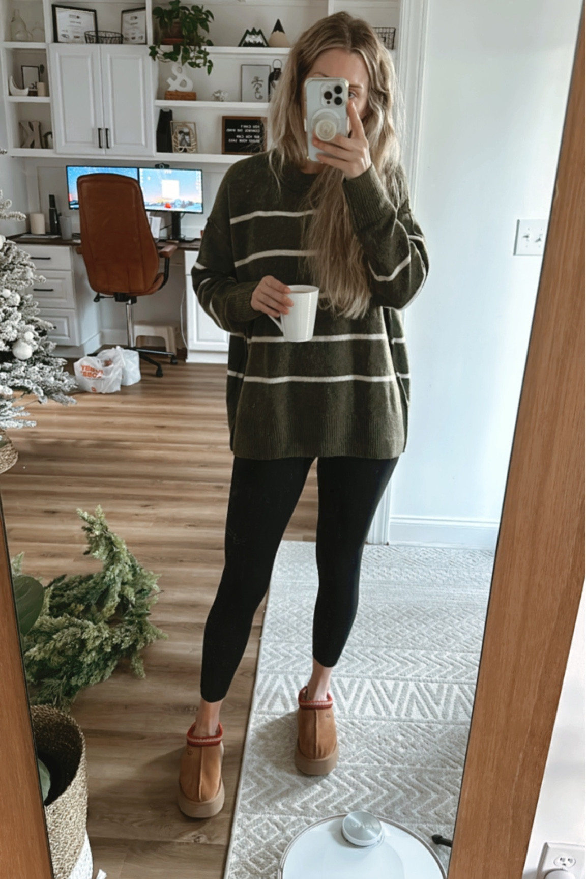 Love these cozy sweaters from Aerie. I’m wearing a small. It’s very oversized and comes in many color combinations.

Holiday sweater , fall sweater , legging sweater , striped sweater , fuzzy sweater , Ugg tazz slippers uggs on saleSaleSale

#LTKHoliday #LTKSeasonal #LTKHolidaySale