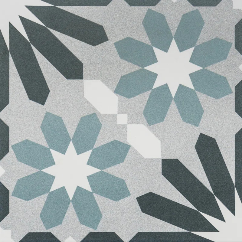 Venice 10" x 10" Porcelain Patterned Spanish/Moroccan Wall & Floor Tile | Wayfair North America