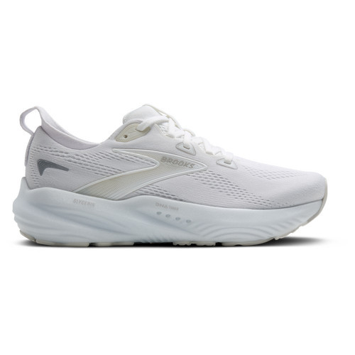Brooks Womens Brooks Glycerin 22 - Womens Shoes White/White/Grey Size 06.5 | Foot Locker (US)