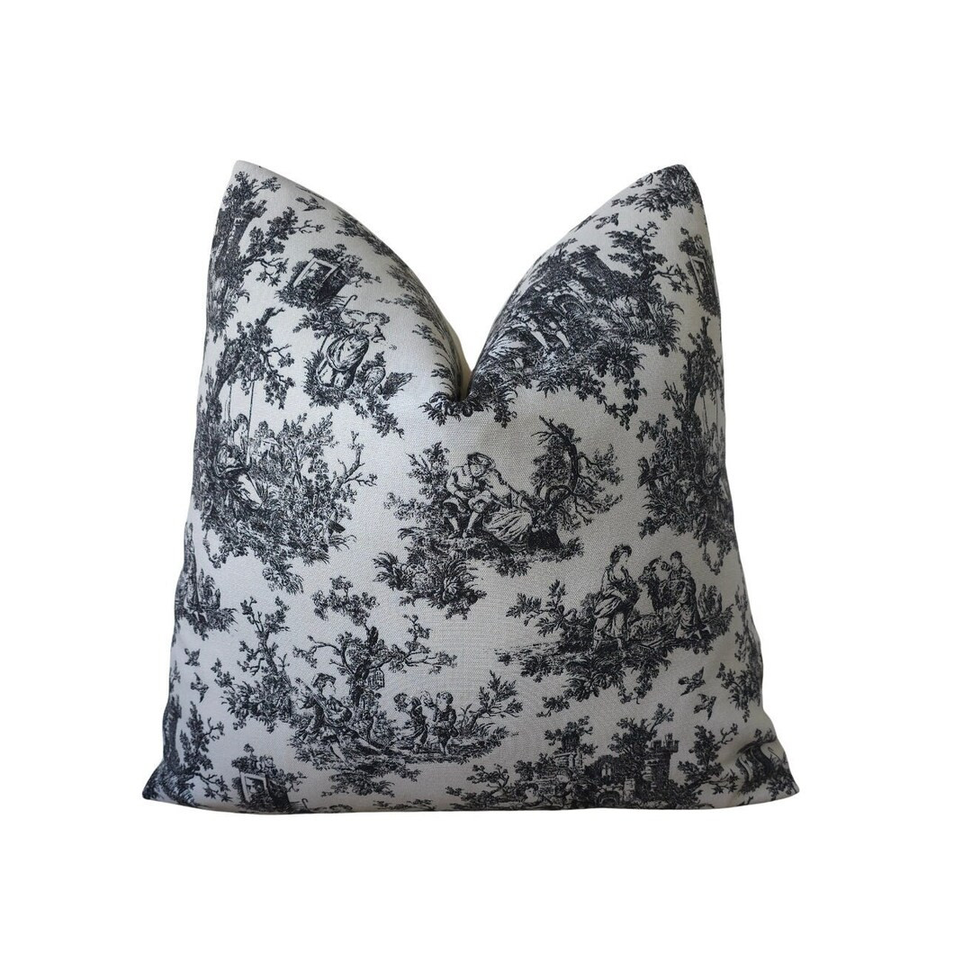 ISLA || Vintage Cottage Inspired Victorian Throw Pillow Cover. Neutral and Timeless Throw Pillow ... | Etsy (US)