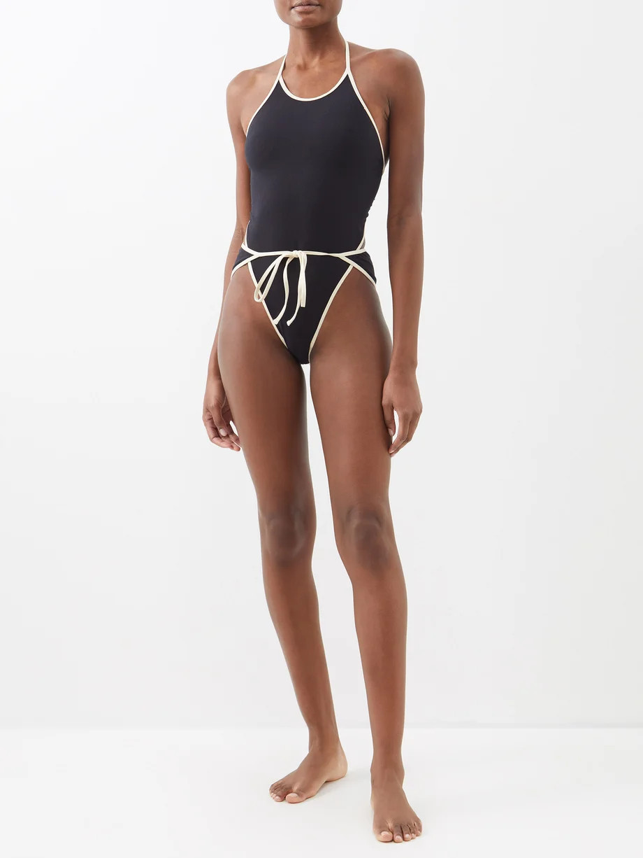 Halterneck swimsuit | Matches (APAC)