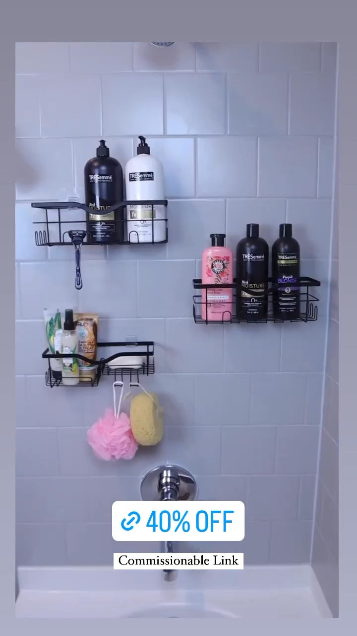 Sale Alert 🚨 40% off this shower caddy helps keep your bathroom essentials organized. They are made out of stainless steel and come in a pack of 3!

#LTKunder100 #LTKhome #LTKsalealert