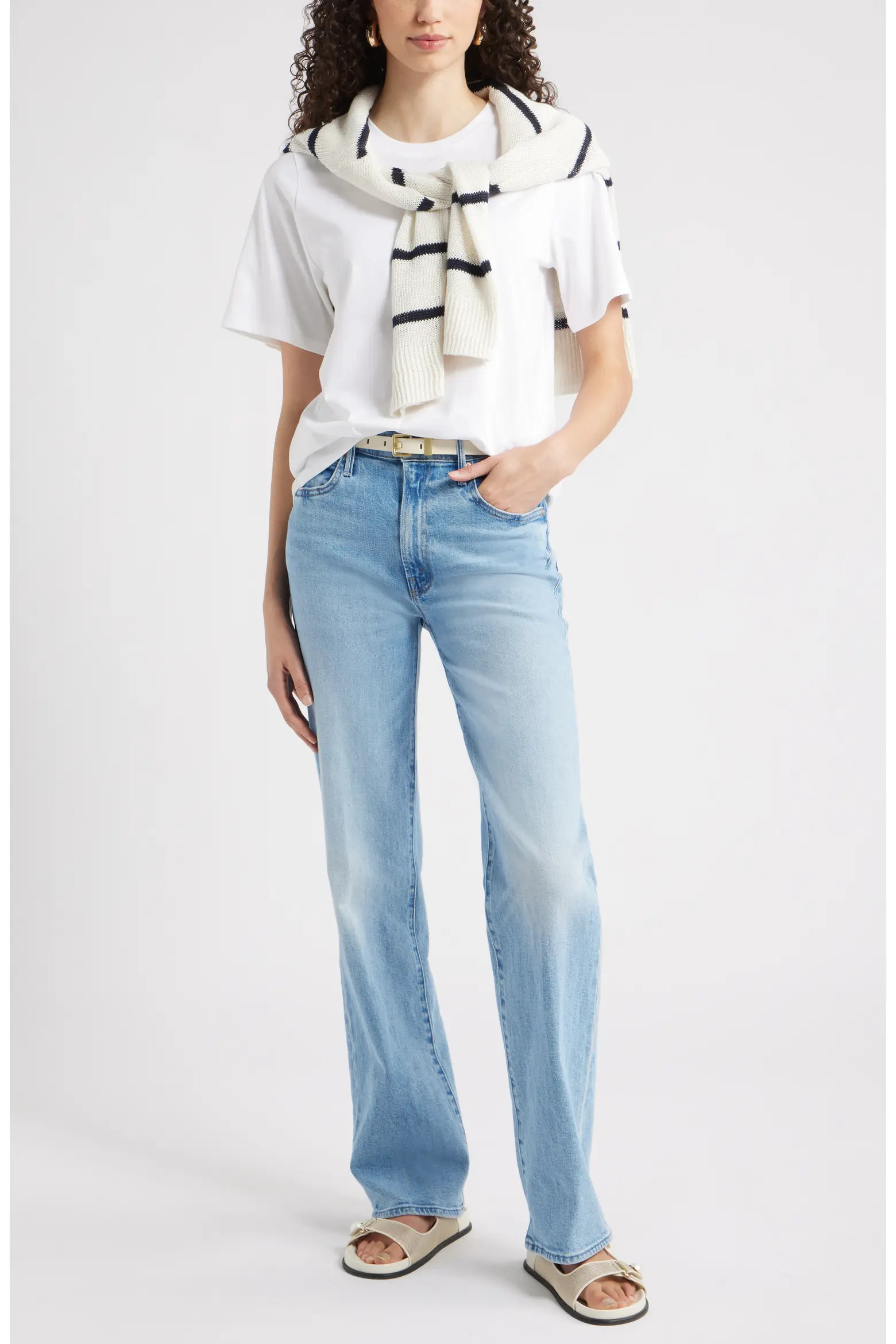 Relaxed Fit Pima Cotton Crewneck T-Shirt (Women) | Nordstrom | Nordstrom