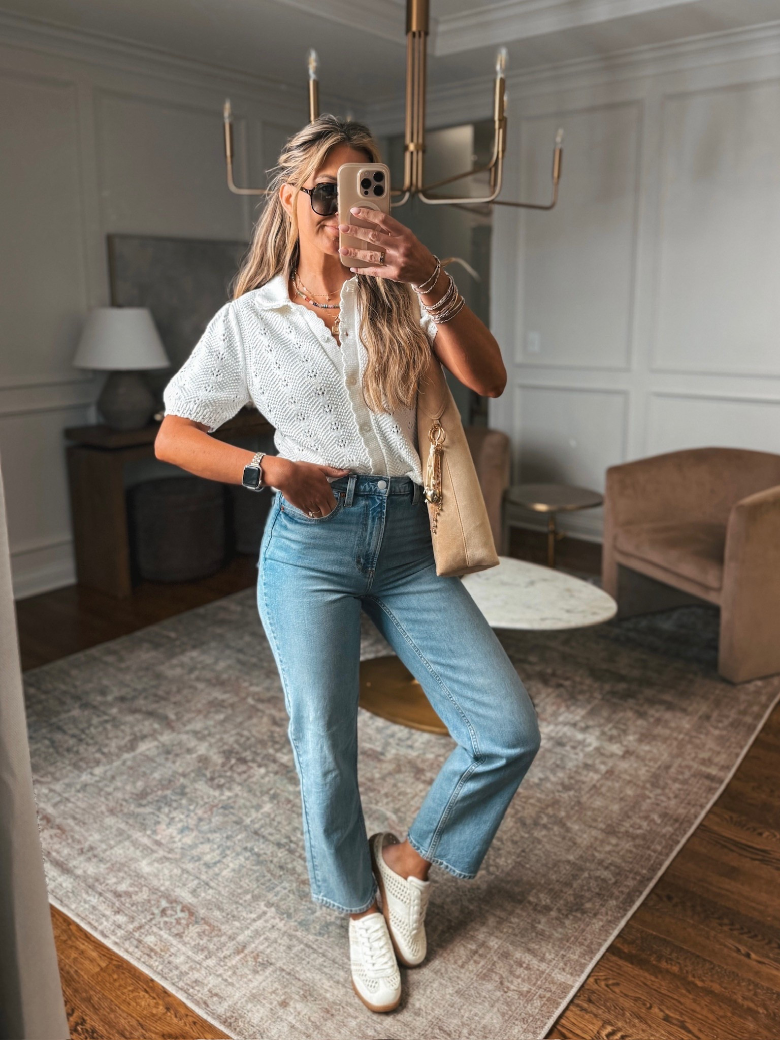 This adorable lightweight cardigan with short sleeves is SO cute. It has scalloped trim and the sweetestmix of stitch details. Ot looks great as a casual outfit with jeans or dresses up with a skirt! 

#LTKspring #LTKootd #LTKmomlife