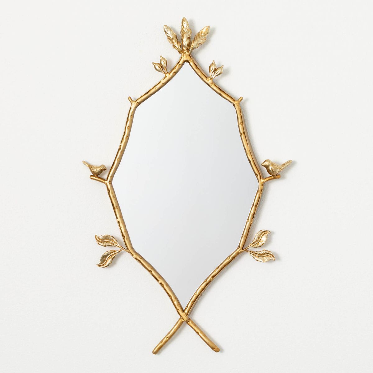Sullivans 24" Gold Twig Accent Wall Mirror, Metal | Target