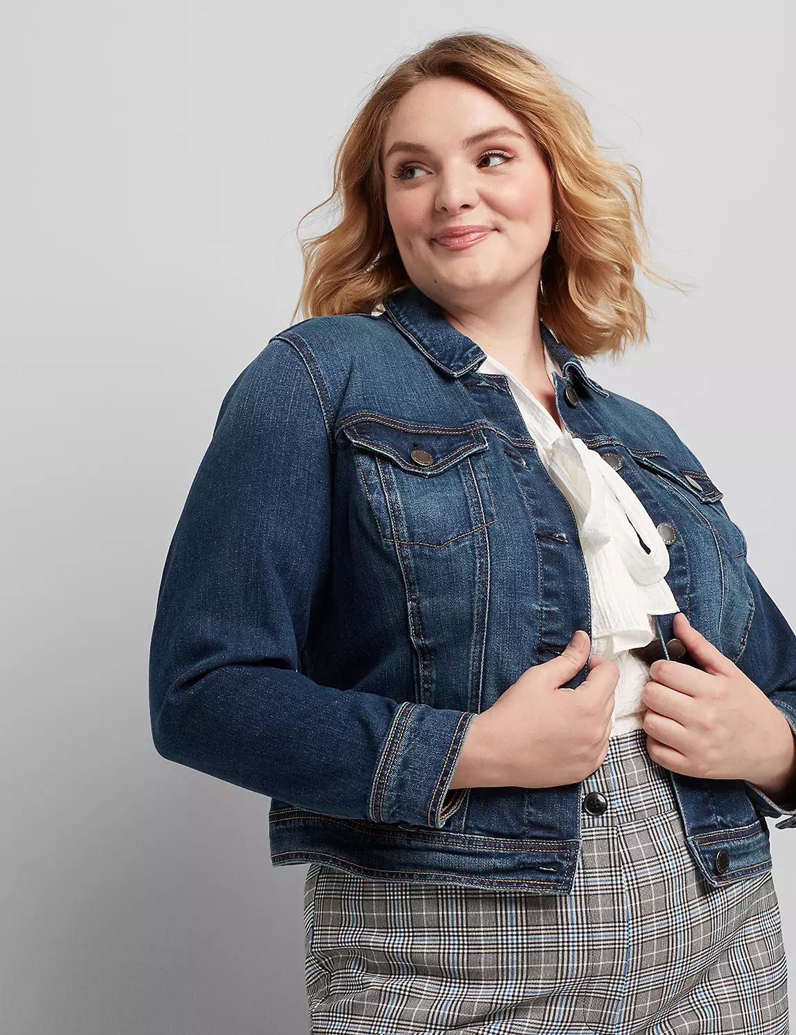 Denim Jacket - Dark Wash | LaneBryant | Lane Bryant (US)