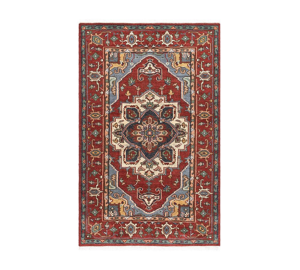 Greenwich Hand-Knotted Wool Rug | Pottery Barn (US)