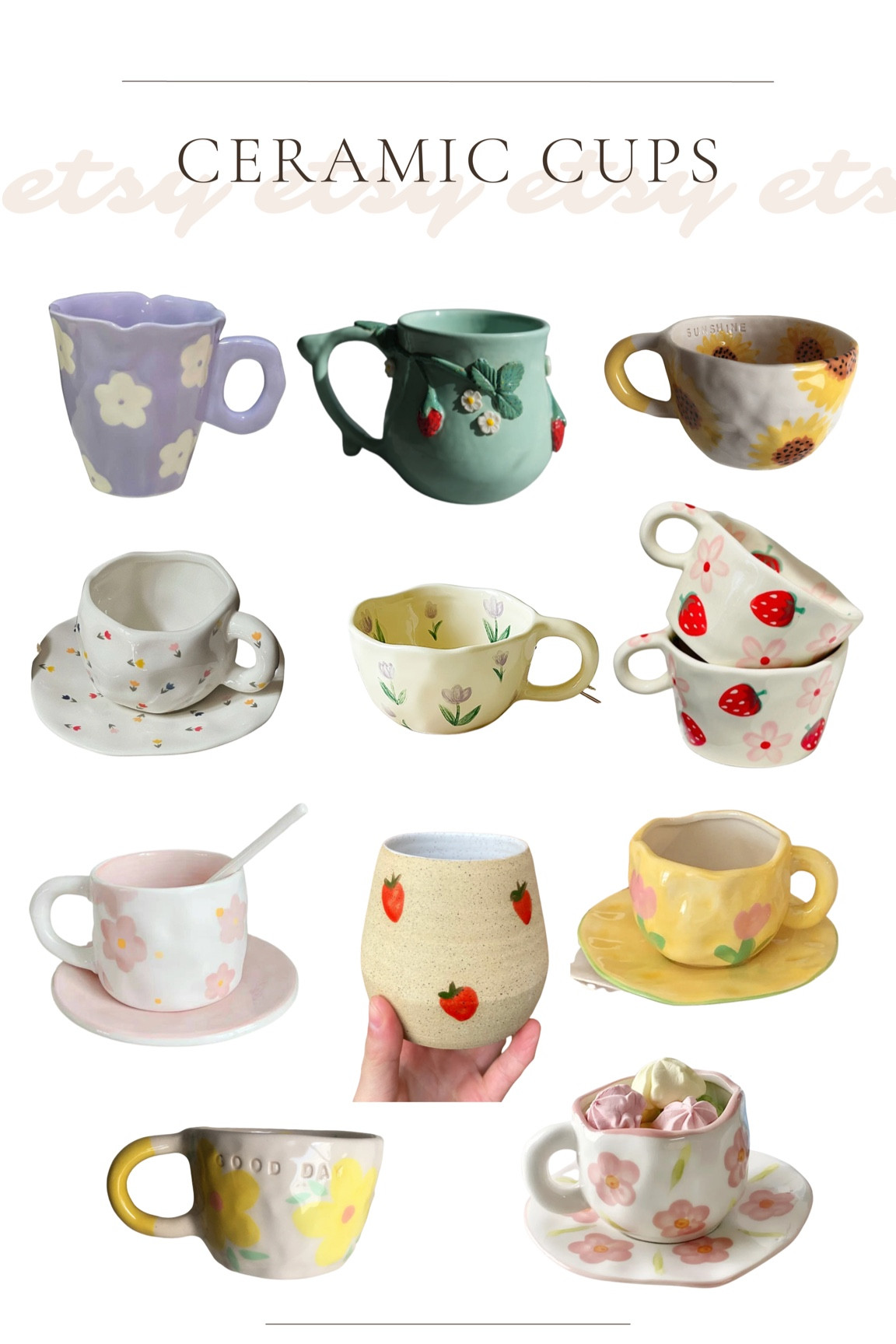 Etsy, ceramics, pottery, handmade mugs 

#LTKunder100 #LTKhome #LTKunder50