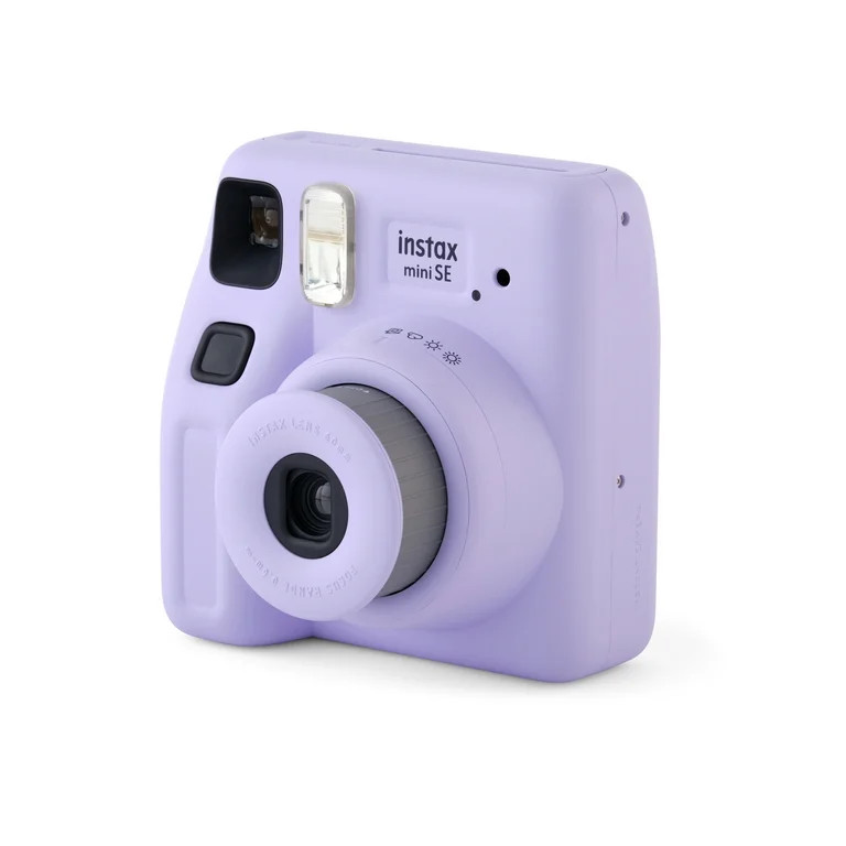 Fujifilm instax Mini SE Instant Camera with Bonus 10 pack Mini Film, Lavender | Walmart (US)