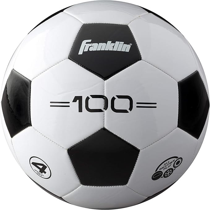 Franklin Sports Soccer Balls - Youth & Adult - Sizes 3, 4 & 5 - Single & Bulk Packs - Black & Whi... | Amazon (US)