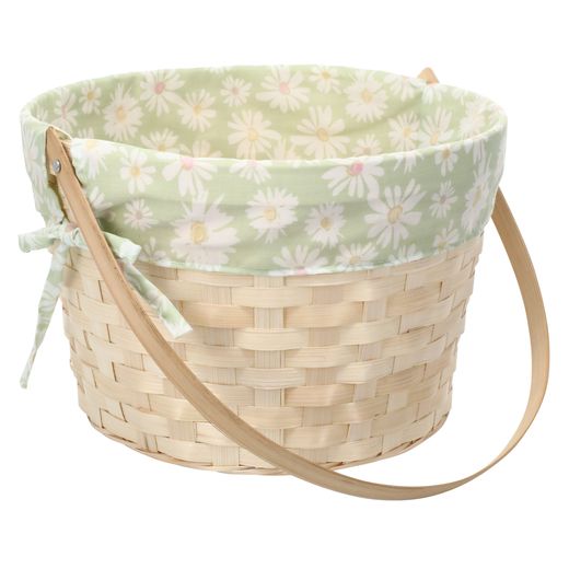 printed lined basket 7.3in x 11.3in - daisy | Five Below
