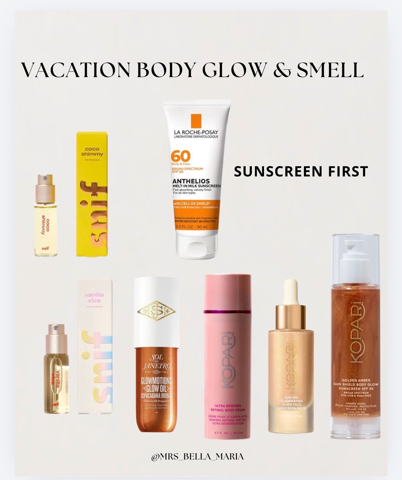 If you want to glow and smell good, these are the products that I take with me, and they absolutely work amazing!
#glowoil #beachtan #vacationsmell

#LTKdayinmylife #LTKootd #LTKSaleAlert