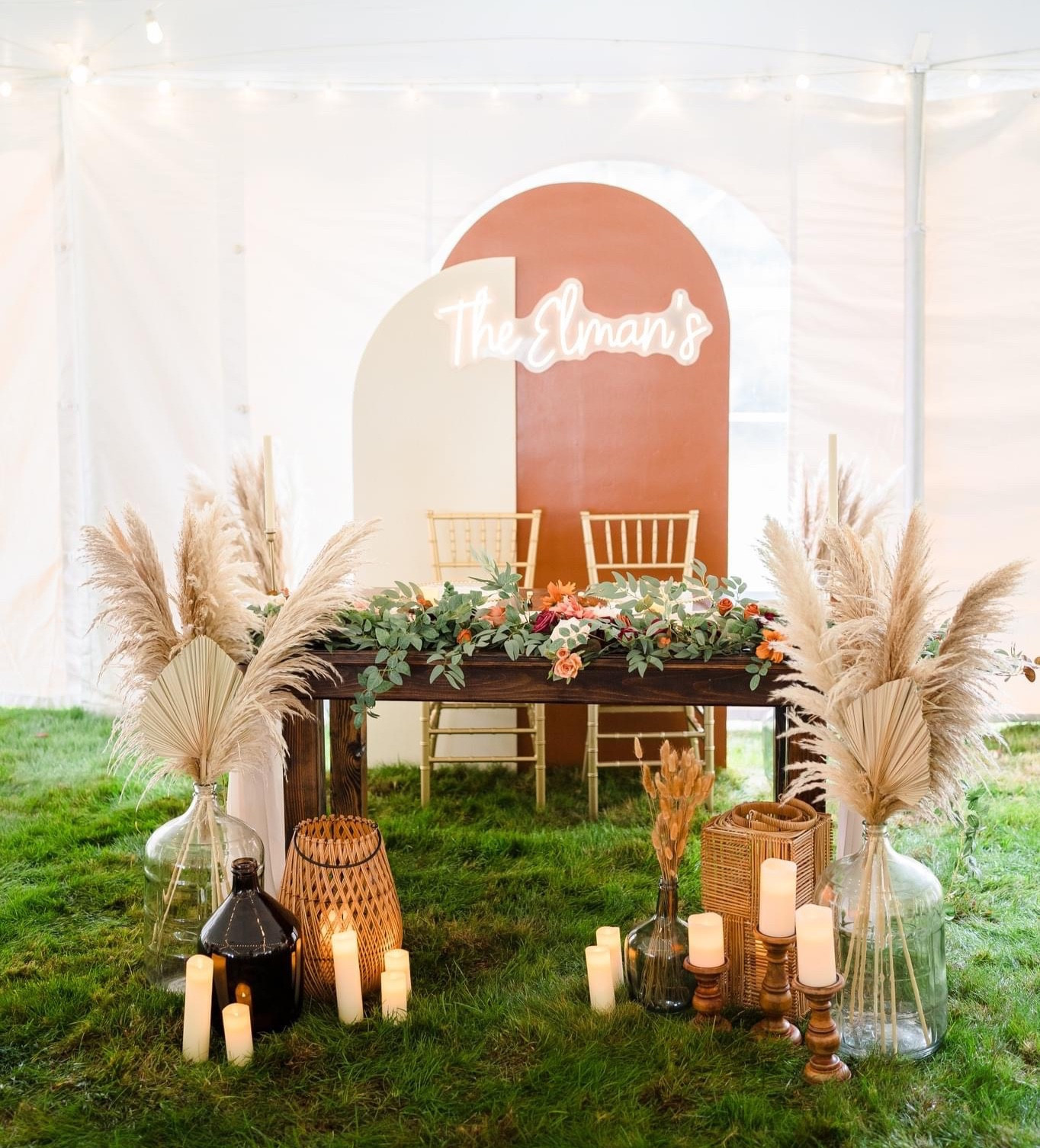 Sweetheart table decor, boho wedding decor, backyard wedding decor, terracotta wedding, wedding name light, Etsy wedding, diy wedding, fall wedding, October wedding 

#LTKwedding #LTKhome #LTKparties