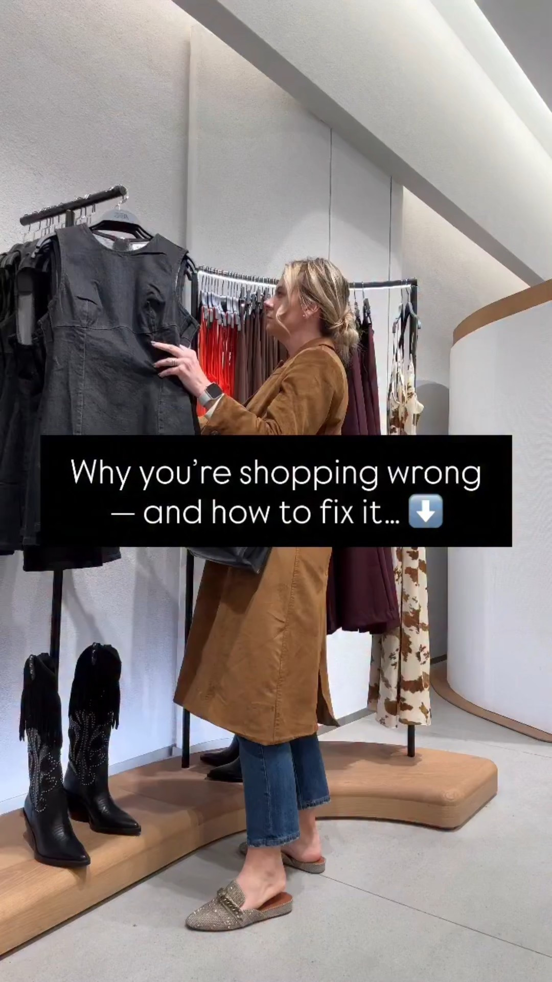 Ever feel like shopping is more stressful than it needs to be? 😅 Here’s the thing: most people approach shopping backwards.

Instead of wandering aimlessly and buying what looks good, try this:
✅ Start with a plan (what’s missing from your wardrobe?)
✅ Stick to pieces that fit your style and lifestyle
✅ Always prioritize fit over trends

In this fitting room, I’ve set up curated options for a client based on their needs—and the result? Stress-free shopping that works. 🛍️

Do you struggle with shopping, or do you have it down? Let’s chat in the comments! ⬇️

#WardrobeStylist #ClosetGoals #BusyWomenStyle #ClosetEdit #StyleRefresh #WardrobeGoals #ClosetCleanout #PersonalStylist #nashvillestylist #styleover40