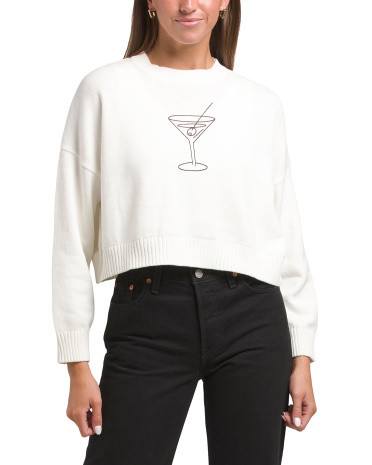Martini Long Sleeve Sweater | TJ Maxx