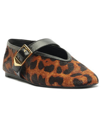 Women's Vick Buckle Square Toe Flats | Macy's