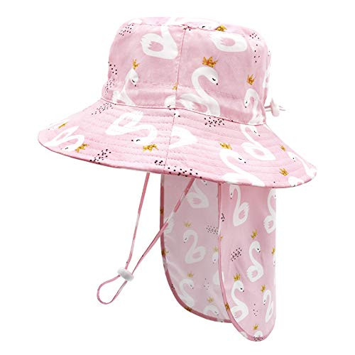 Baby Sun Hat Baby Boy Hats Toddler Hat UPF 50+ Bucket Hat for Baby Girls Infant Beach Hat with Wi... | Amazon (US)