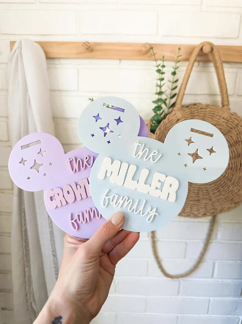 Mouse Stroller Tag, Stroller Sign - Etsy | Etsy (Global)