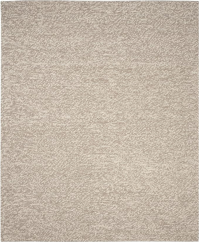 SAFAVIEH Natura Collection Area Rug - 9' x 12', Beige, Handmade Wool, Ideal for High Traffic Area... | Amazon (US)