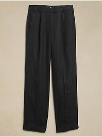 Lina Straight Linen Pant | Banana Republic (US)