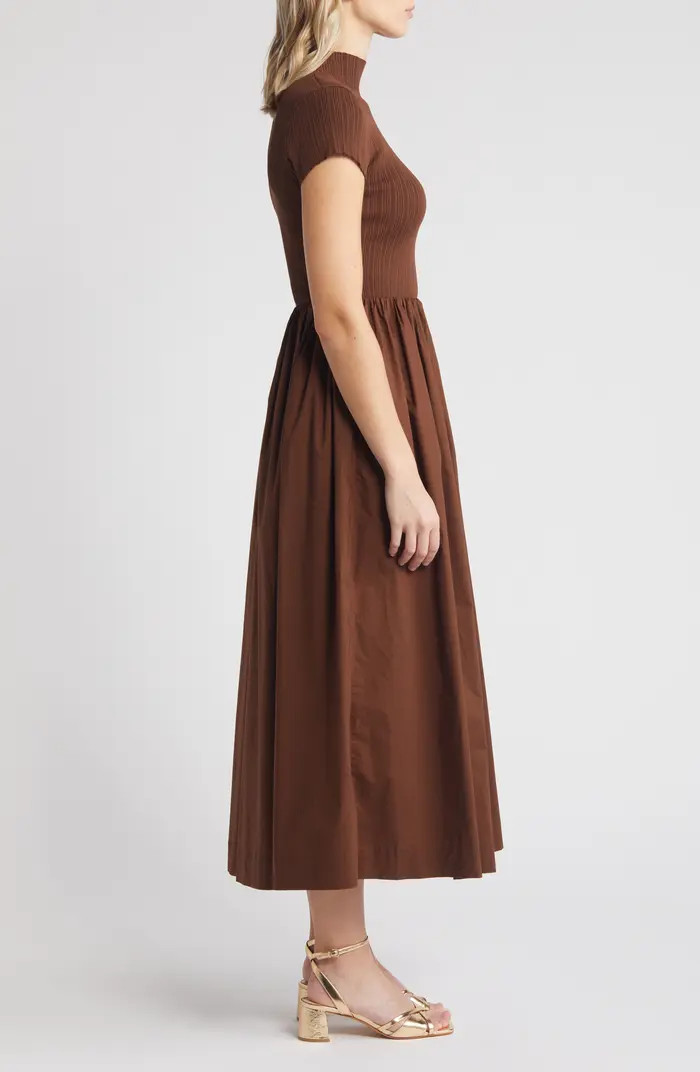 En Saison Lafayette Mixed Media Maxi Dress | Nordstrom | Nordstrom