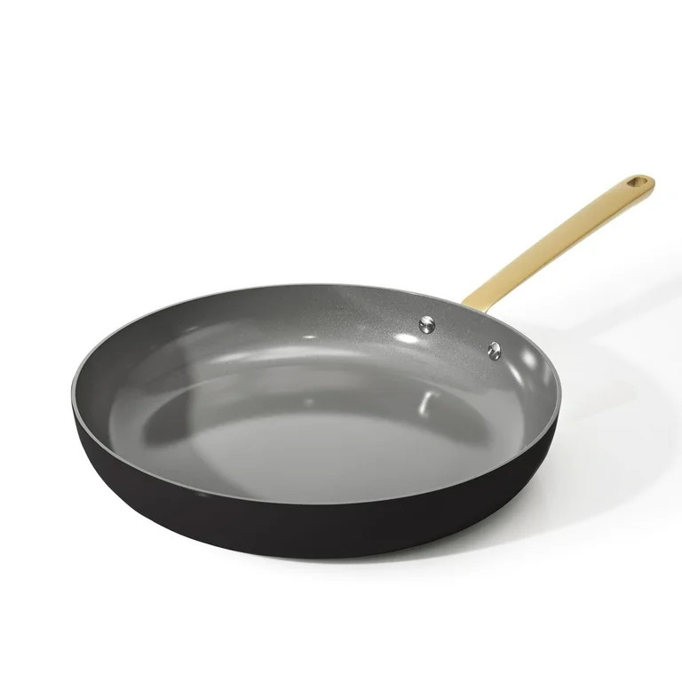 Beautiful 12in Ceramic Non-Stick Fry Pan, Black Sesame by Drew Barrymore | Walmart (US)