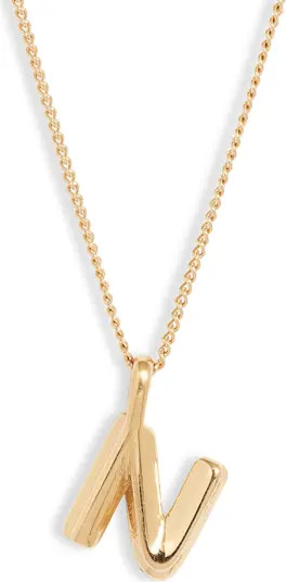 Customized Monogram Pendant Necklace | Nordstrom