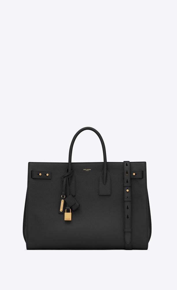 Sac de Jour thin large bag in grained leather | Saint Laurent | YSL.com | Saint Laurent Inc. (Global)