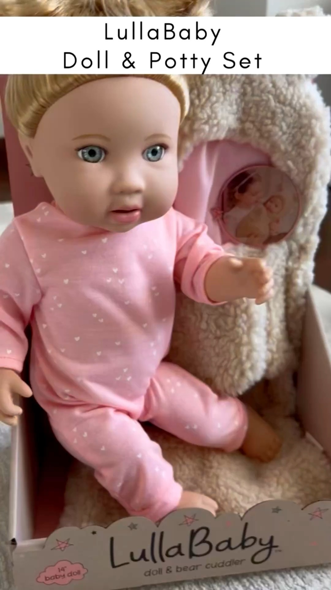
It's truly heartwarming to see your own littles show love and care to their dolls! We're obsessed with our LullaBaby dolls high-quality design, durability, and eco-friendly materials. The dolls are not only adorable but also educational, teaching your baby valuable skills like potty training while responding with sweet sounds! 
#targetfinds #babydolls #babydollset #babydoll #toddlergirlgiftideas #babygirlgiftideas 

@Target 


#LTKmomlife #LTKBaby #LTKKids