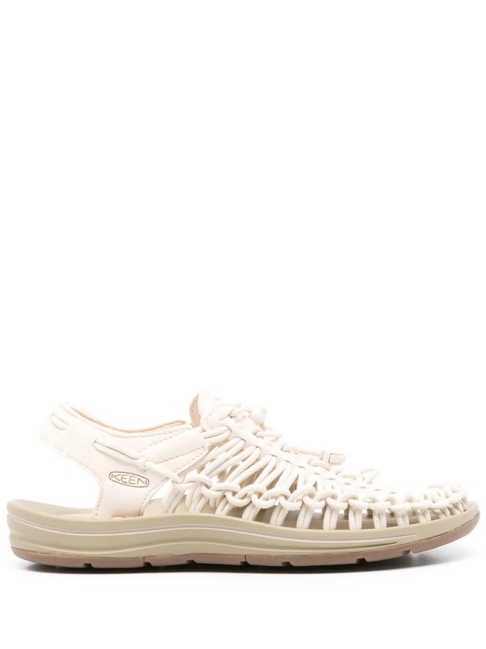 KEEN FOOTWEAR Uneek Logo Debossed Sandals | Neutrals | FARFETCH UK | Farfetch Global