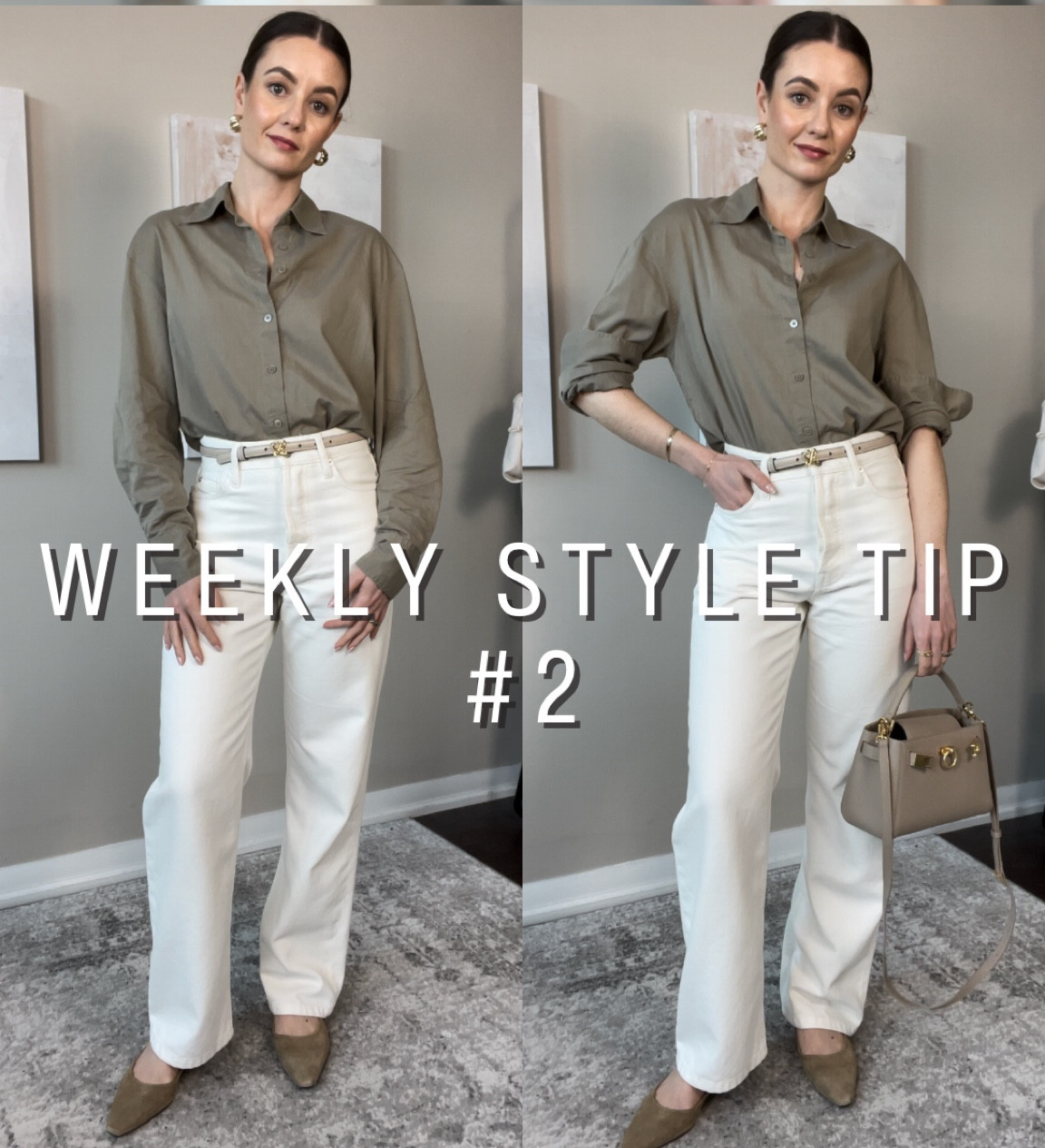 Jeans - size 2
Pointed flats - tts
Loewe belt - 70
Toteme tan bag
Everything else is older so linked similar options.

#LTKworkwear #LTKSeasonal #LTKstyletip
