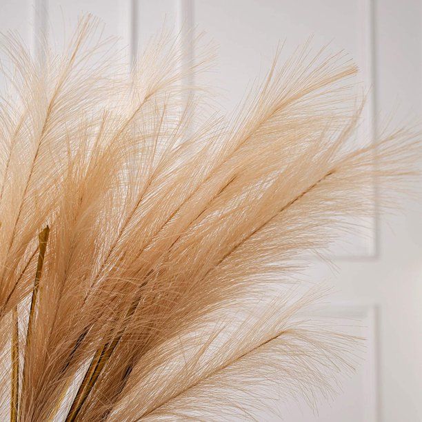 4Pcs Pampas Grass Artificial Tall Pampas Grass Decor 30inch Faux Reed Grass Large Fluffy Pampas G... | Walmart (US)