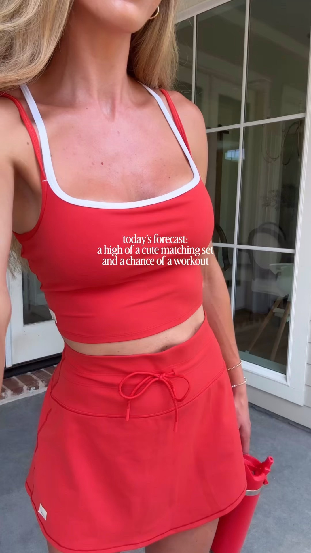 Wearing size small in sports bra and xs in skirt

#LTKootd #LTKmomlife #LTKActive