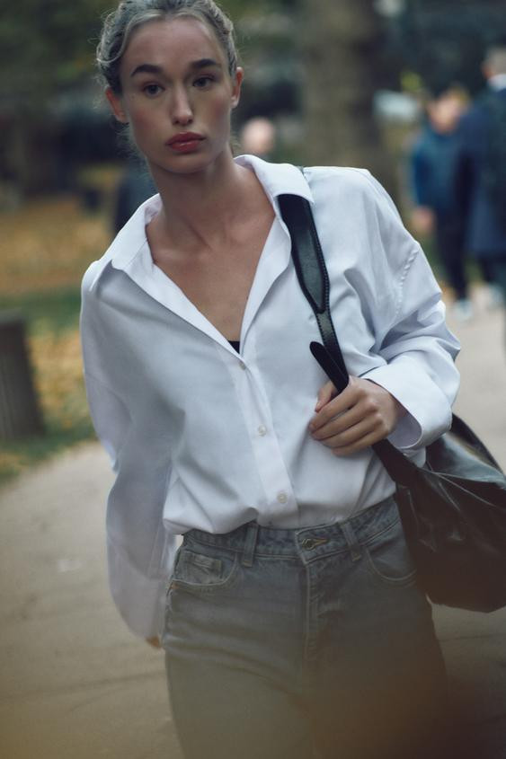 CAMICIA OXFORD CON COTONE | Zara US