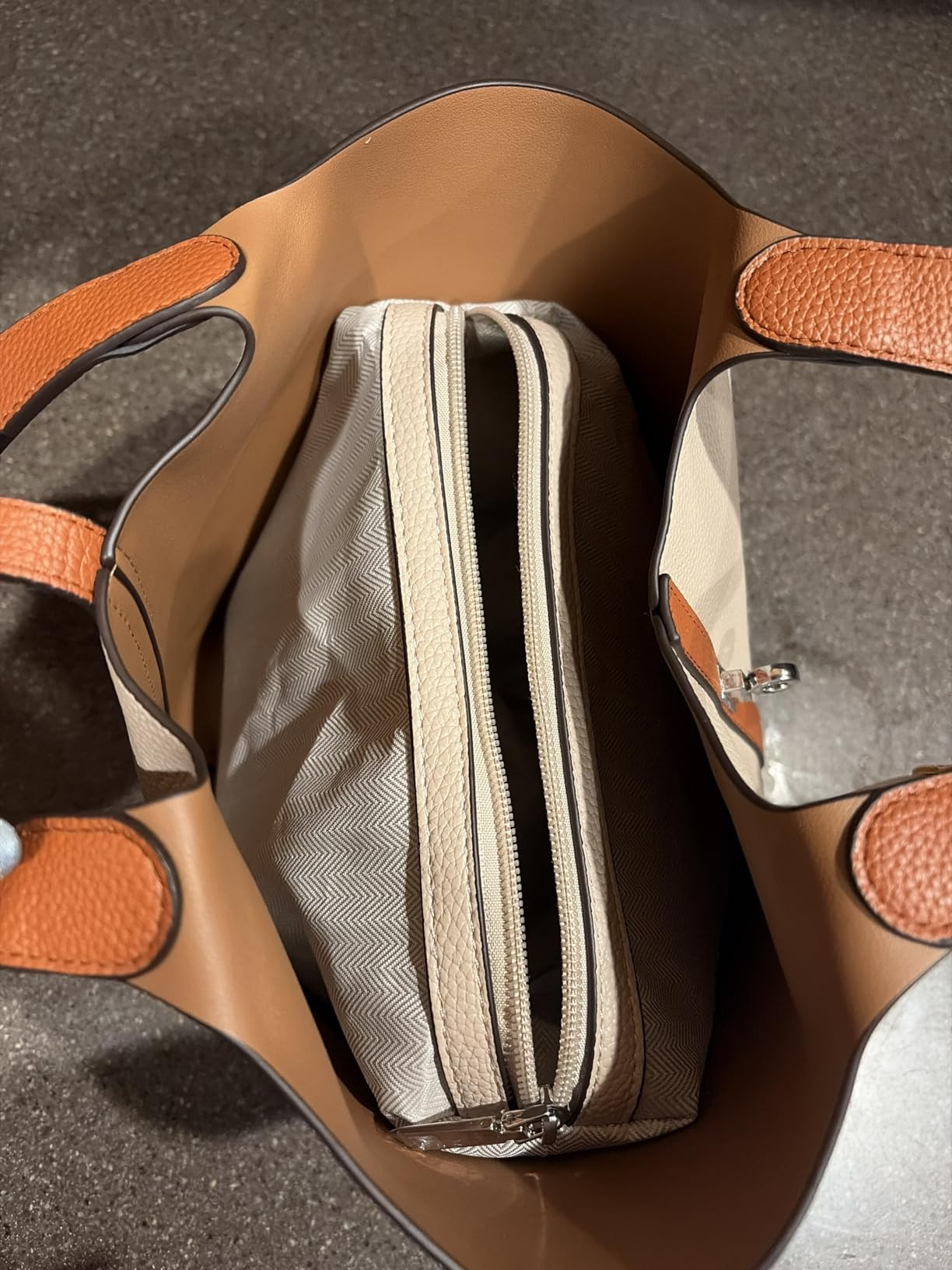 Tote Bag for Women Vegan Leather Bucket Purse for Women Top Handle Handbag Shoulder Bag with Deta... | Amazon (US)