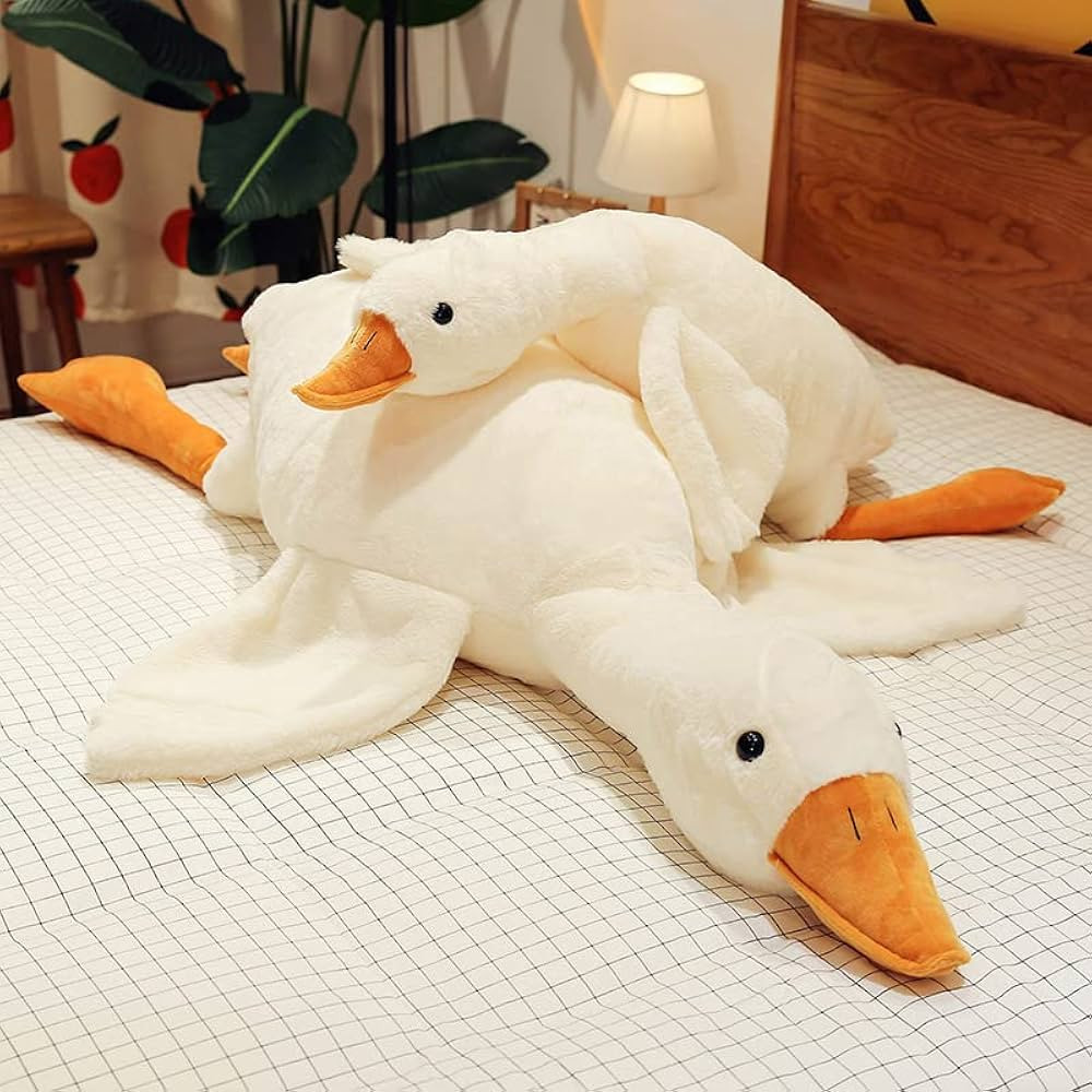 Goose Stuffed Animal 20 Inch Cute Duck Plush Toy, Goose Plush Soft Swan Hugging Pillow, Gift for ... | Amazon (US)