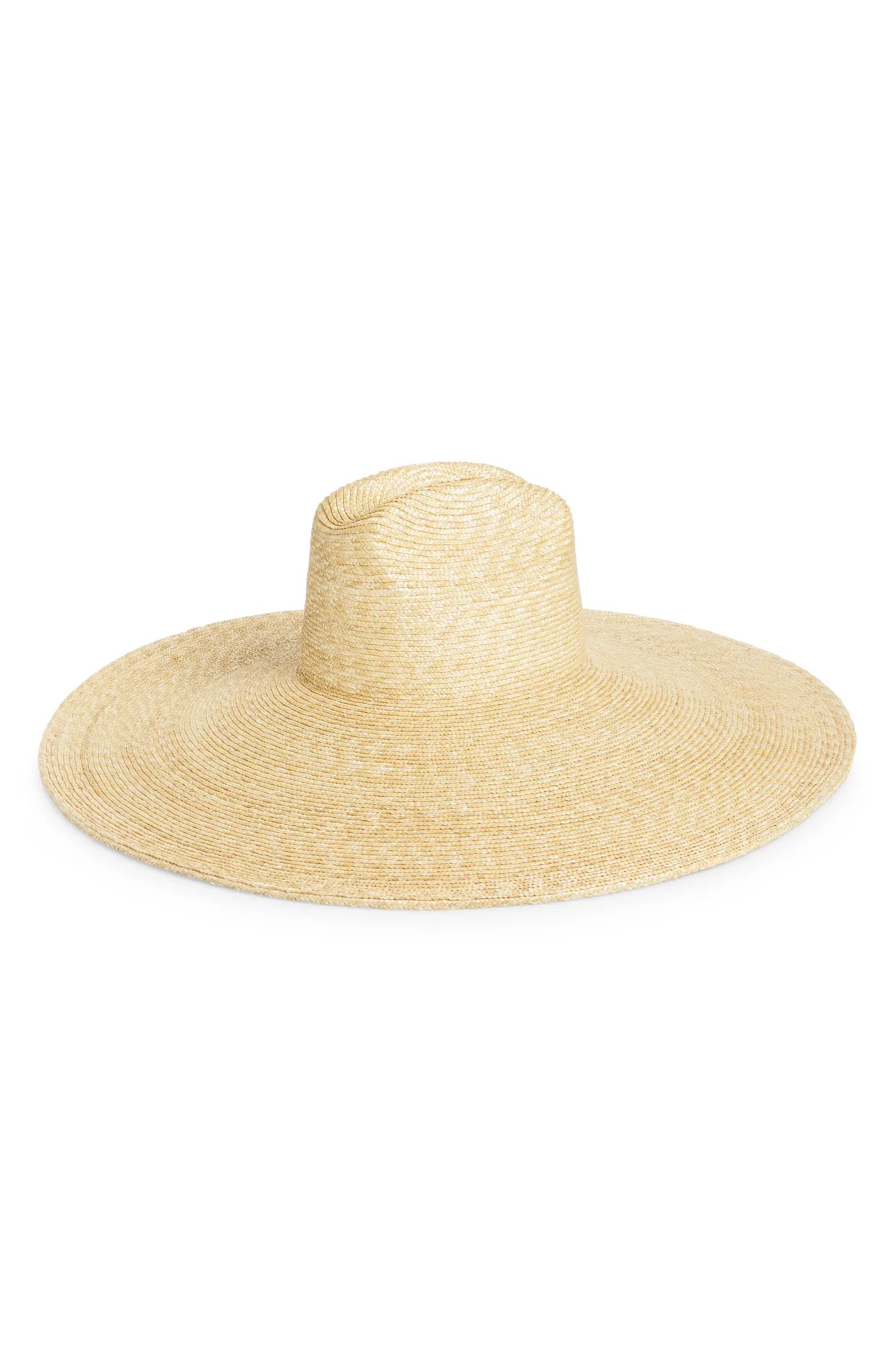 Lena Wheat Straw Floppy Sun Hat | Nordstrom