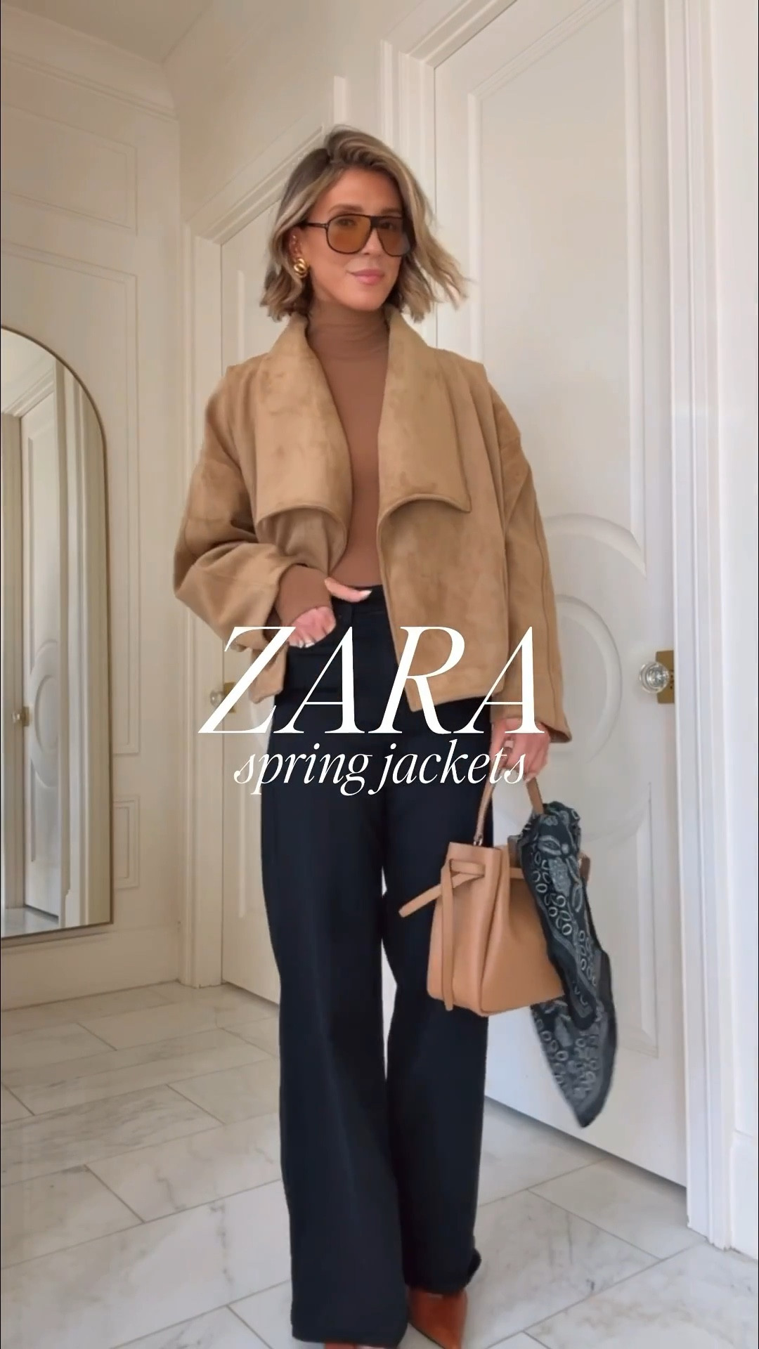 New spring jackets from Zara I'm loving. I'm 5'7 wearing size small 