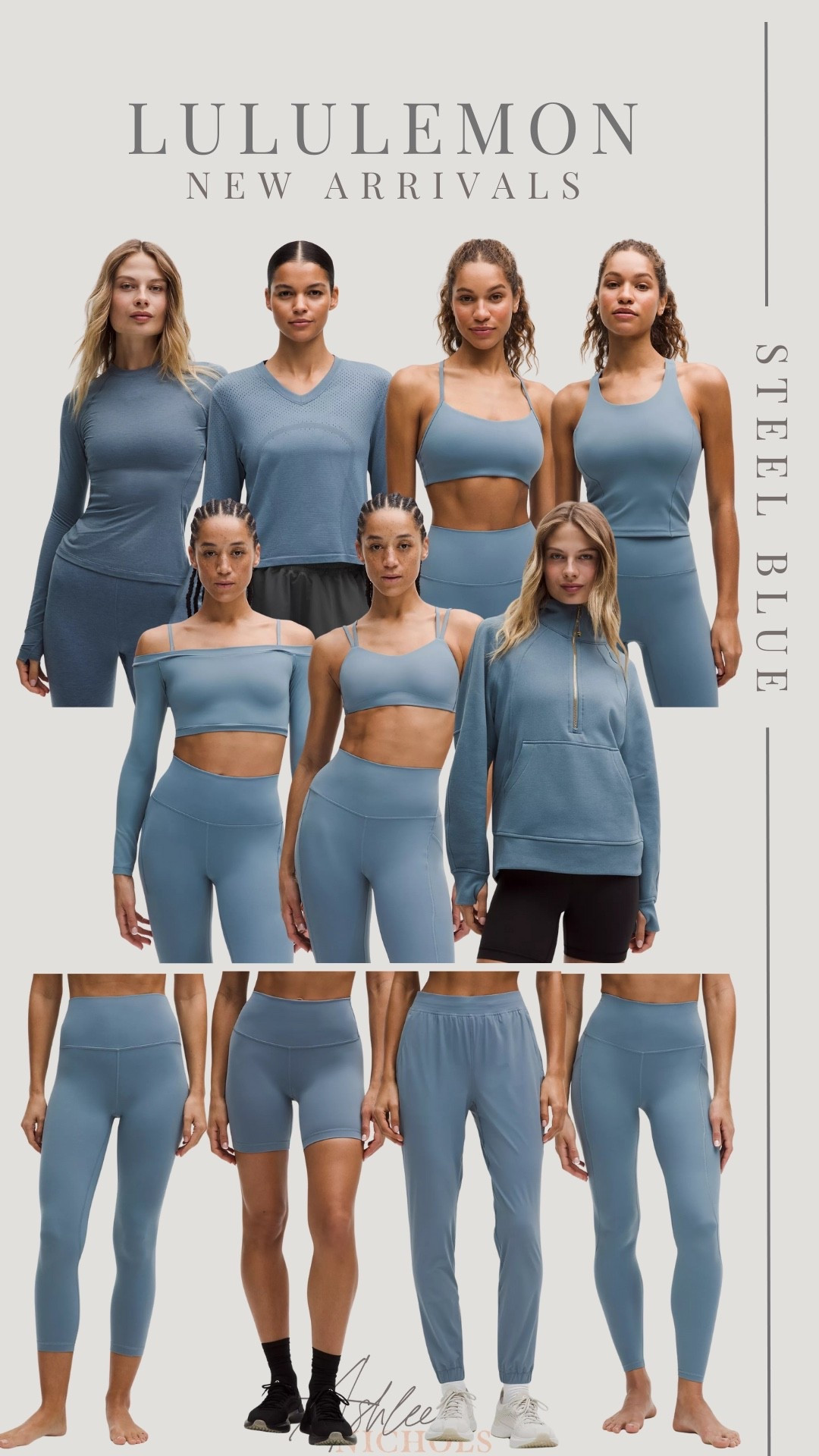 Lululemon new Steel Blue color!

Athleisure, Pilates outfit, leggings,
Sports bra

#LTKSeasonal #LTKfitnessgoals #LTKActive