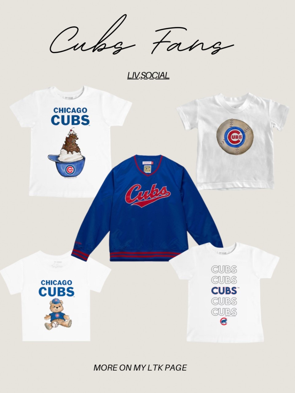 Chicago Cubs Baseball T-Shirts 

#baseball #baseballgameoutfit 

#LTKActive #LTKStyleTip