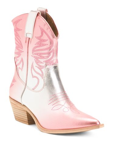 Zen Metallic Western Boots | TJ Maxx