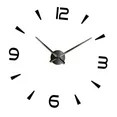3D DIY Wall Clock Decor Sticker Mirror Frameless Large DIY Wall for Home Living Room Bedroom Offi... | Walmart (US)