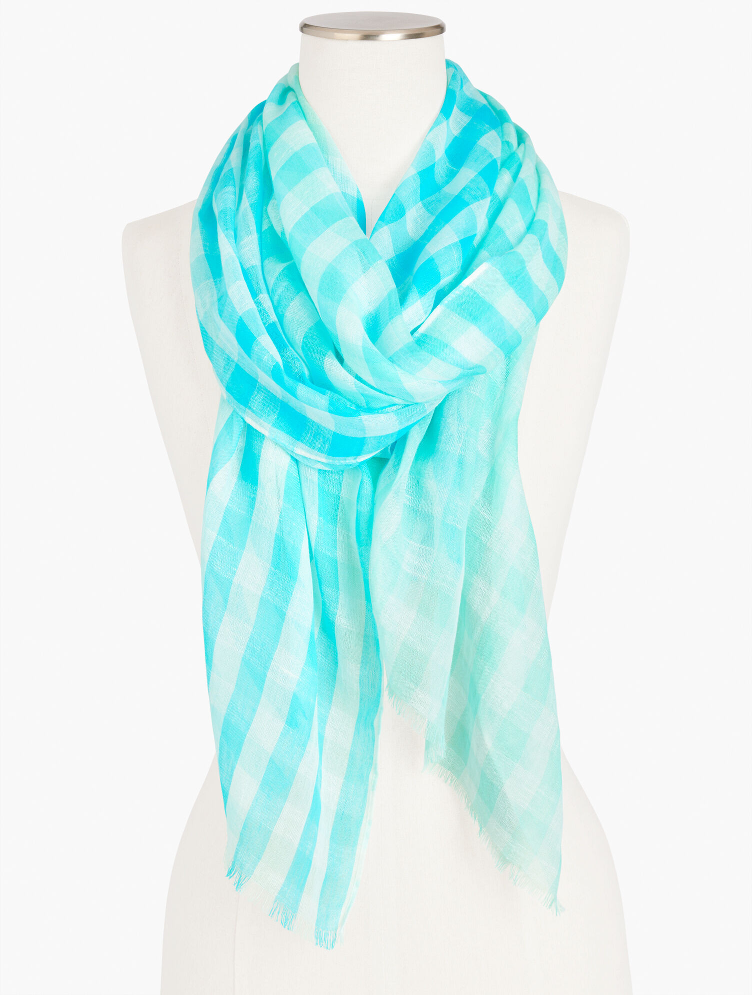 Multi Gingham Oblong Scarf | Talbots